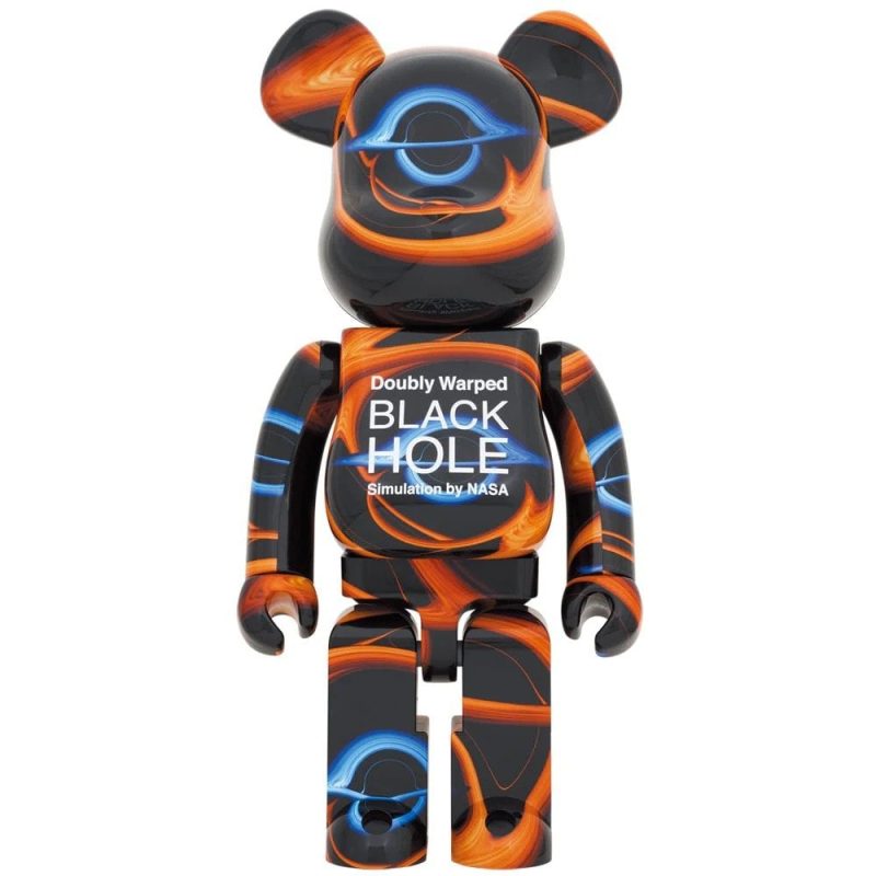 1000% Bearbrick - Doubly Warped Black Hole (NASA)