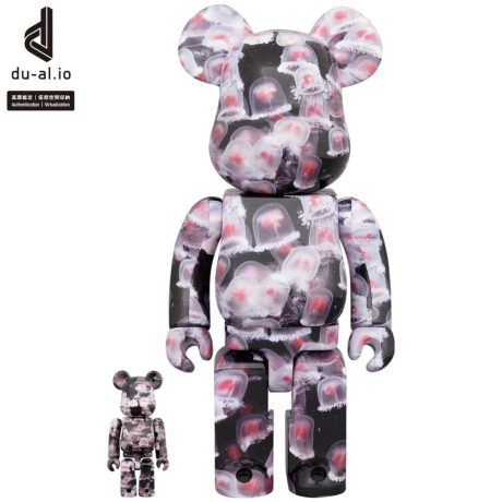 Bearbrick-set Pink Immortal Jellyfish